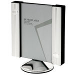 Silver Photo Frame Double Rotating Square 1