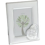 Silver photo frame angels 19 cm 2