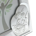 Silver photo frame angels 19 cm 6