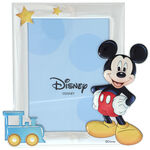 Silver plated photo frame Mickey Mouse train 2
