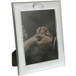 Silver wedding photo frame 25cm 1