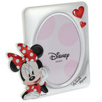 Minnie Mouse oval silver photo frame