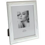 Silver photo frame waves 26x31cm 1