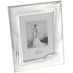 Silver plated photo frame wedding rings 26cm 2