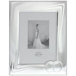Silver photo frame wedding rings 33cm 3