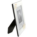 Gold wedding silver photo frame 26cm 5