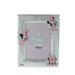 Silver plated photo frame for girls Baby Minnie Mouse 19cm 2