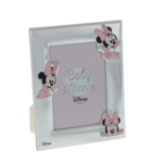Silver plated photo frame for girls Baby Minnie Mouse 19cm 1