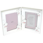 Photo frame with pink bear print kit 19cm 2