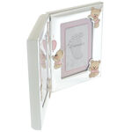 Photo frame with pink teddy bear molding kit 19cm 3