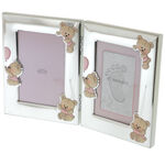 Photo frame with pink teddy bear molding kit 19cm 4