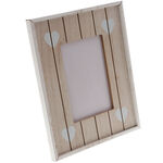 Wooden photo frame with heart