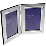 Double Silver Photo Frame 10x15 Spiral 1