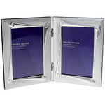 Double Silver Photo Frame 10x15 Spiral 2