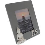 Zen buddha wood photo frame 28 cm 1