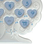 Silver plated musical photo frame 12 photos blue 7