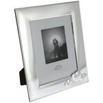 Rama foto nunta de argint 3 inimi 33cm