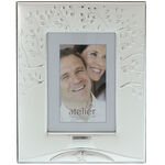 Silver wedding tree of life photo frame 2