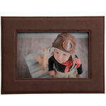 Leather Photo Frame Brown 2