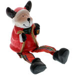 Ceramic Reindeer with Textile Legs