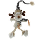 Reindeer with high hat and scarf