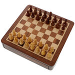 Elegant magnetic wooden chess 8