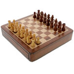 Elegant magnetic wooden chess 9