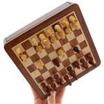 Elegant magnetic wooden chess 10