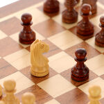 Elegant magnetic wooden chess 11