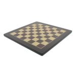Elegant wood and metal chess 30cm 10