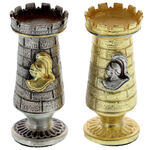 Exclusive gold-plated bronze chess 14