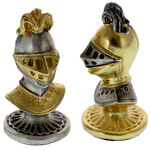 Exclusive gold-plated bronze chess 17