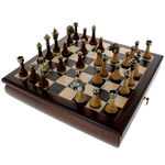 Exclusive chess wooden box with drawer 2
