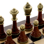 Exclusive chess wooden box with drawer 12