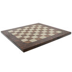 Exclusive chess in walnut wood and brass 42 cm 5