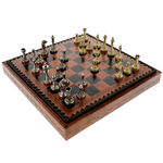 Exclusive chess brown floral leather 3