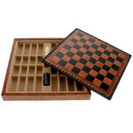 Exclusive chess brown floral leather 6