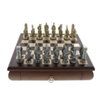 Exclusivist Chess Romans vs Barbarians wooden board with drawer 32cm 2