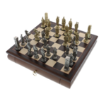 Exclusivist Chess Romans vs Barbarians wooden board with drawer 32cm 5