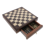 Exclusivist Chess Romans vs Barbarians wooden board with drawer 32cm 8