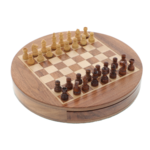 Exclusive Magnetic Chess Set with drawer Maple and Acacia wood 1