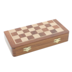 Exclusive Magnetic Chess box, pieces of Maple and Acacia wood 25cm 7