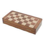 Exclusive Magnetic Chess box, pieces of Maple and Acacia wood 25cm 9