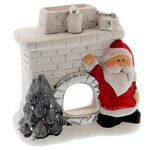 Fireplace with Santa 1