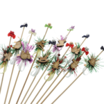 Set 10 Bețe Moș Nicolae cu figurine 40cm 2