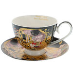 Set of 2 cups and saucers Gustav Klimt: The Kiss 4