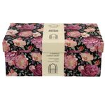 Set 2 cani portelan Royal Spring Roses negru 300ml 5