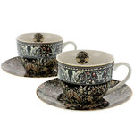 Set of 2 William Morris cups: Leaves 1