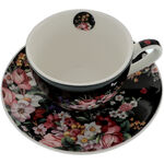 Espresso Set Vintage Flowers 2