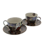 Mikulás porcelán csésze és tányér készlet 280ml 3